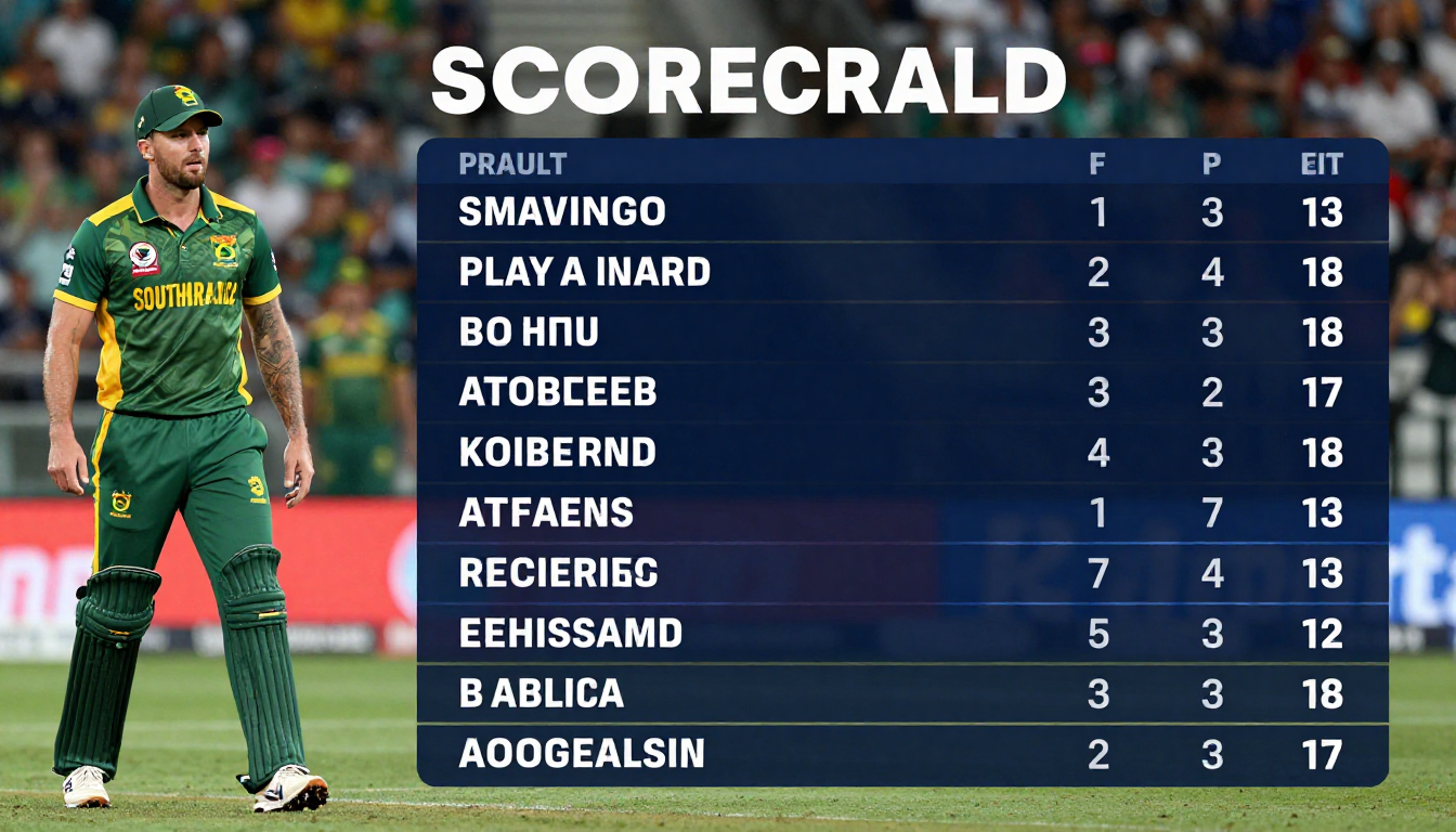 South Africa national cricket team vs New Zealand national cricket team match scorecard