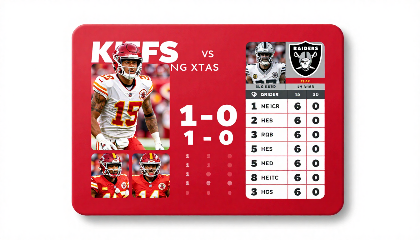 Kansas City Chiefs vs Las Vegas Raiders