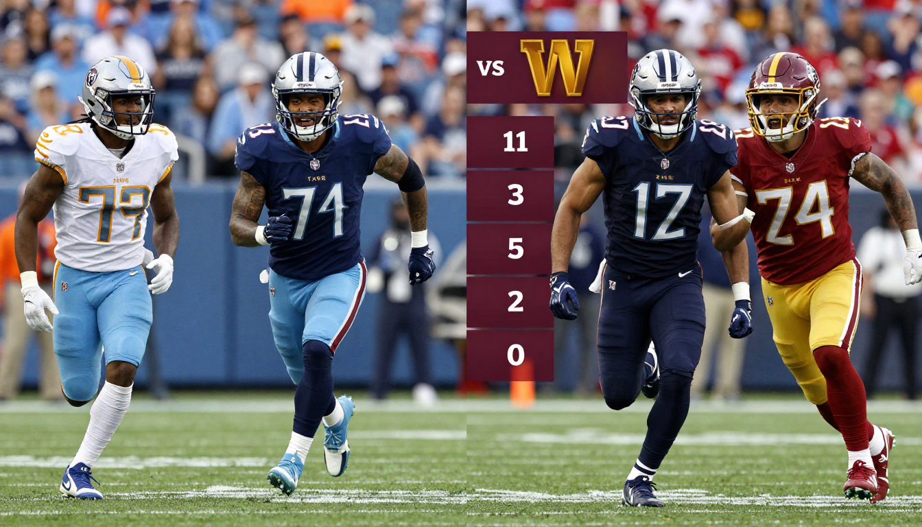Tennessee Titans vs Washington Commanders match player stats