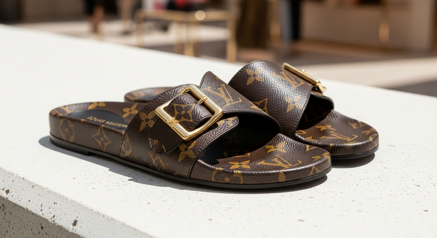 Louis Vuitton slides